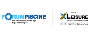 logo FORUMPISCINE 16th International Pool & Spa Expo and Congress